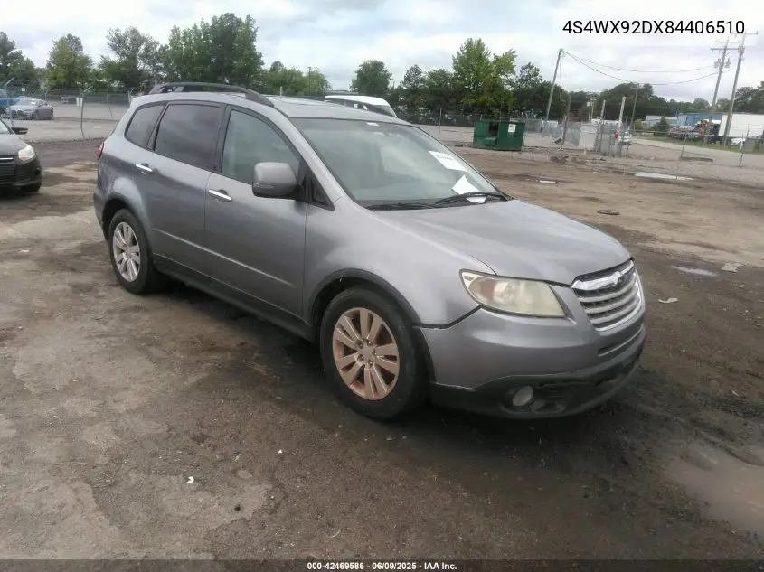 2008 Subaru Tribeca Limited 5-Passenger VIN: 4S4WX92DX84406510 Lot: 42469586