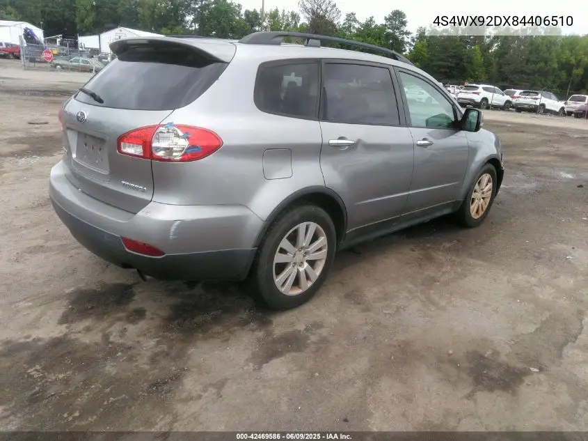 2008 Subaru Tribeca Limited 5-Passenger VIN: 4S4WX92DX84406510 Lot: 42469586