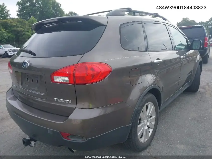 2008 Subaru Tribeca Limited 7-Passenger VIN: 4S4WX90D184403823 Lot: 42508361