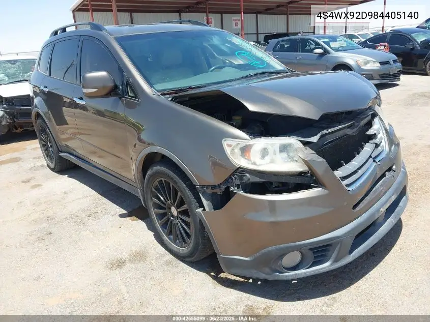 2008 Subaru Tribeca Limited 5-Passenger VIN: 4S4WX92D984405140 Lot: 42555099