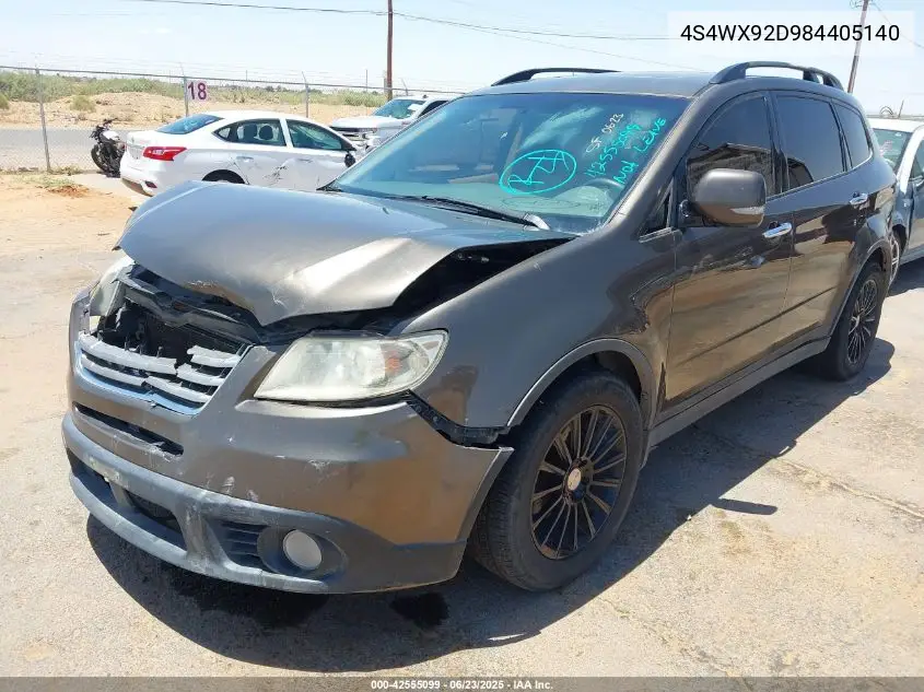 2008 Subaru Tribeca Limited 5-Passenger VIN: 4S4WX92D984405140 Lot: 42555099