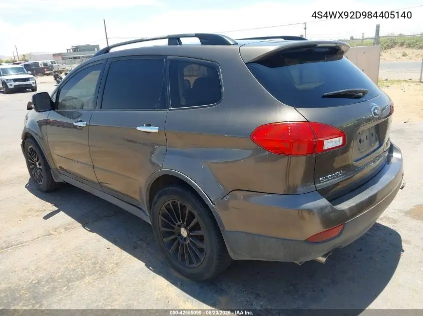 2008 Subaru Tribeca Limited 5-Passenger VIN: 4S4WX92D984405140 Lot: 42555099