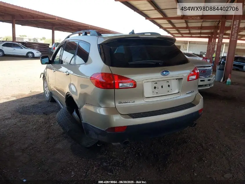 2008 Subaru Tribeca Limited 7-Passenger VIN: 4S4WX98D884402706 Lot: 42619064