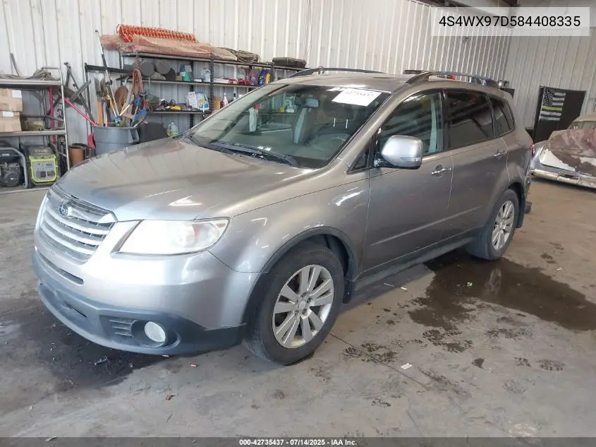 2008 Subaru Tribeca Limited 7-Passenger VIN: 4S4WX97D584408335 Lot: 42735437