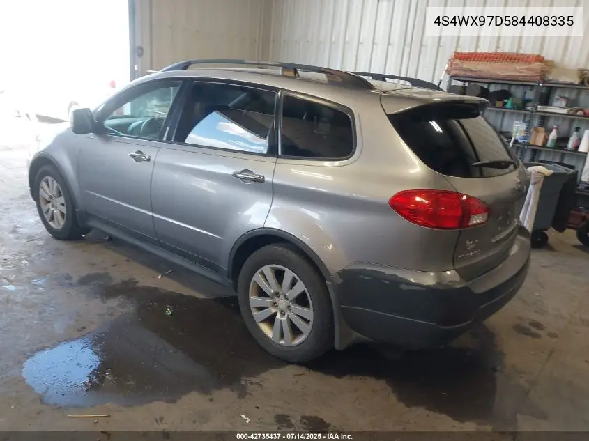 2008 Subaru Tribeca Limited 7-Passenger VIN: 4S4WX97D584408335 Lot: 42735437