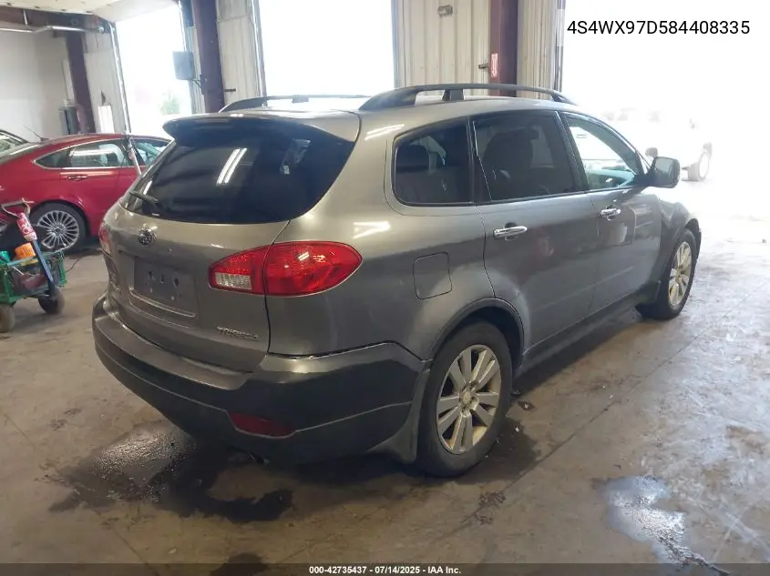 2008 Subaru Tribeca Limited 7-Passenger VIN: 4S4WX97D584408335 Lot: 42735437