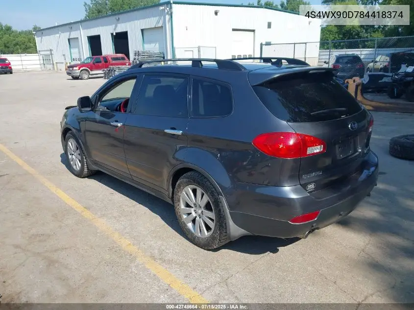 2008 Subaru Tribeca Limited 7-Passenger VIN: 4S4WX90D784418374 Lot: 42748664