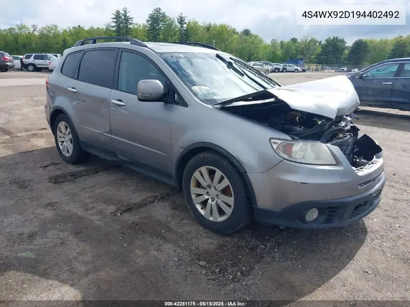 2009 Subaru Tribeca Limited 5-Passenger/Special Edition 5-Passenger VIN: 4S4WX92D194402492 Lot: 42281175