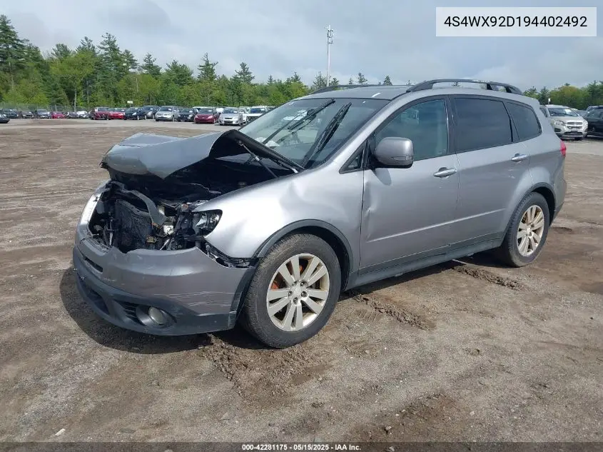 2009 Subaru Tribeca Limited 5-Passenger/Special Edition 5-Passenger VIN: 4S4WX92D194402492 Lot: 42281175