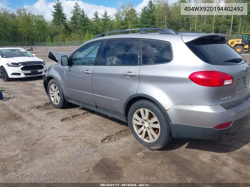 2009 Subaru Tribeca Limited 5-Passenger/Special Edition 5-Passenger VIN: 4S4WX92D194402492 Lot: 42281175