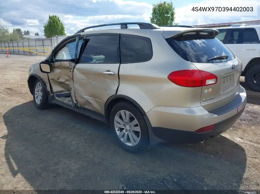 2009 Subaru Tribeca Limited 7-Passenger/Special Edition 7-Passenger VIN: 4S4WX97D394402003 Lot: 42322349