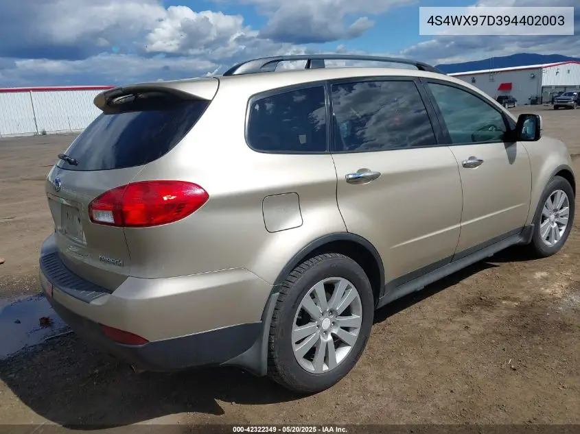 2009 Subaru Tribeca Limited 7-Passenger/Special Edition 7-Passenger VIN: 4S4WX97D394402003 Lot: 42322349
