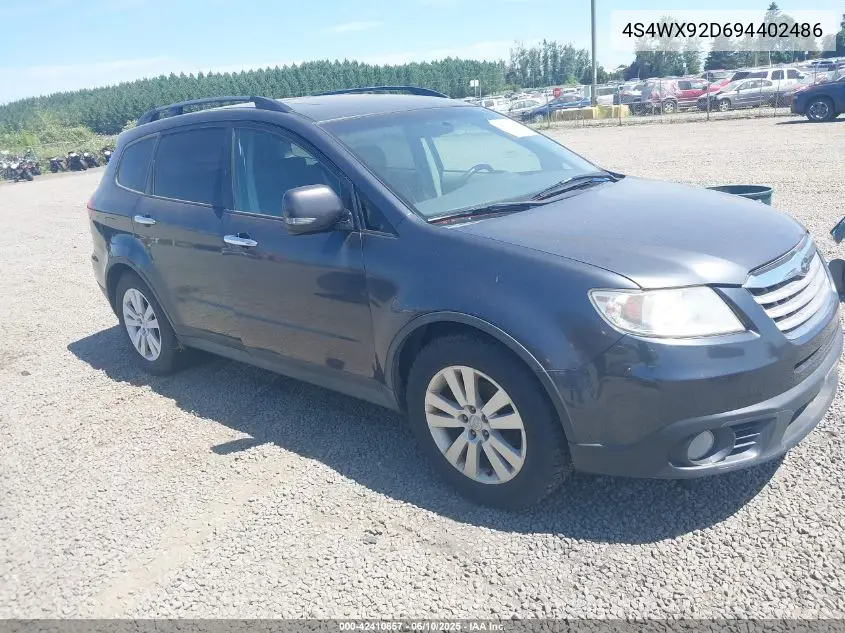 2009 Subaru Tribeca Limited 5-Passenger/Special Edition 5-Passenger VIN: 4S4WX92D694402486 Lot: 42410657