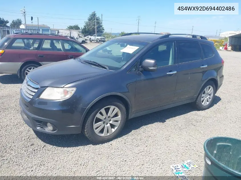2009 Subaru Tribeca Limited 5-Passenger/Special Edition 5-Passenger VIN: 4S4WX92D694402486 Lot: 42410657
