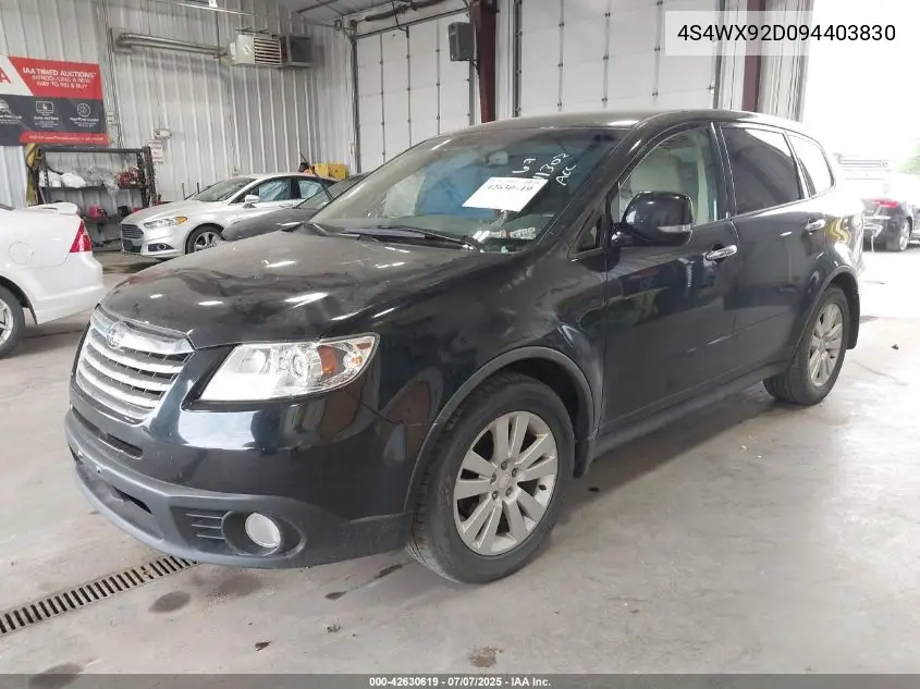 2009 Subaru Tribeca Limited 5-Passenger/Special Edition 5-Passenger VIN: 4S4WX92D094403830 Lot: 42630619