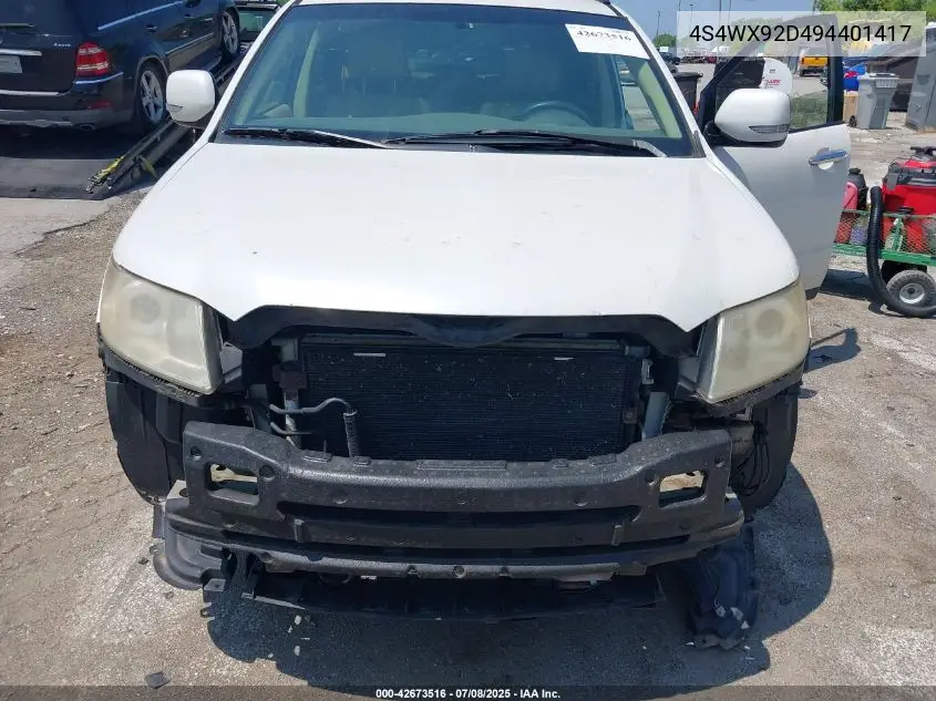 2009 Subaru Tribeca Limited 5-Passenger/Special Edition 5-Passenger VIN: 4S4WX92D494401417 Lot: 42673516
