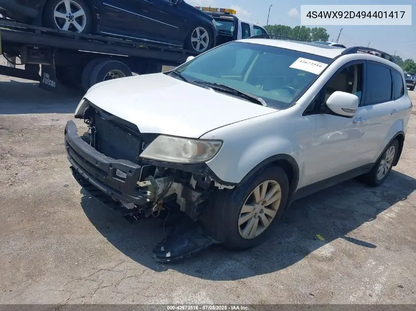 2009 Subaru Tribeca Limited 5-Passenger/Special Edition 5-Passenger VIN: 4S4WX92D494401417 Lot: 42673516