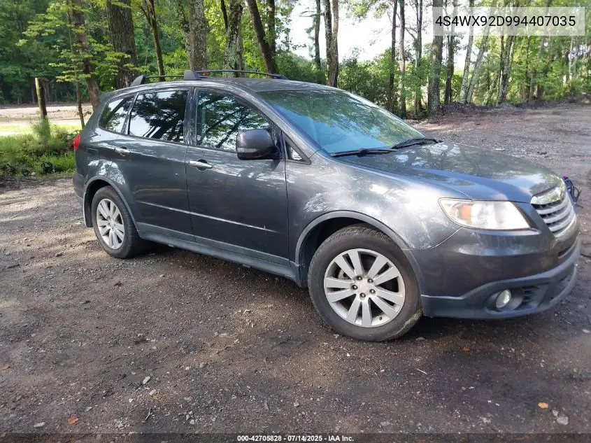 2009 Subaru Tribeca Limited VIN: 4S4WX92D994407035 Lot: 42705828
