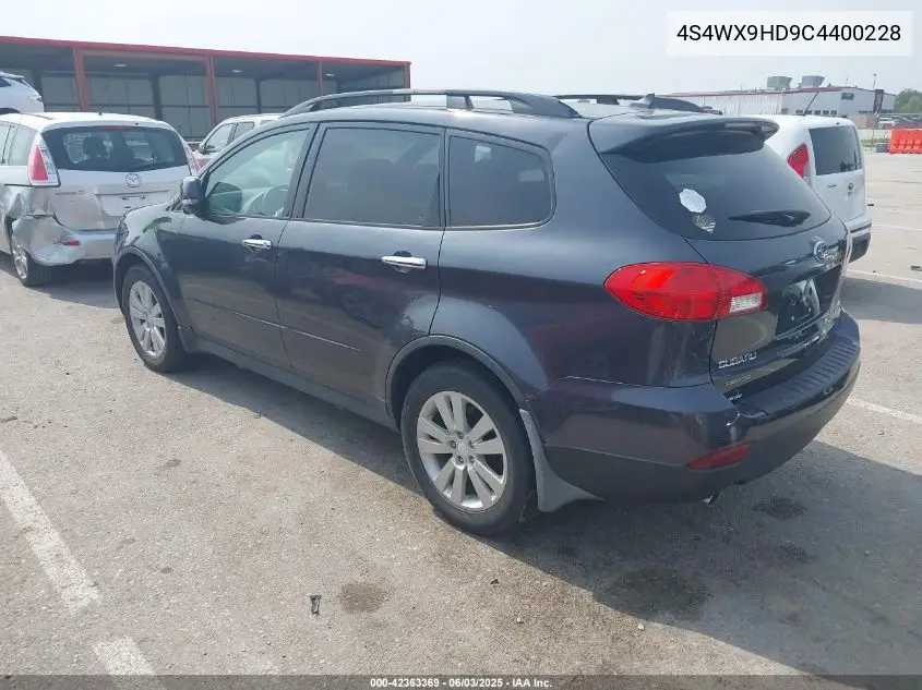 2012 Subaru Tribeca 3.6R Limited VIN: 4S4WX9HD9C4400228 Lot: 42363369