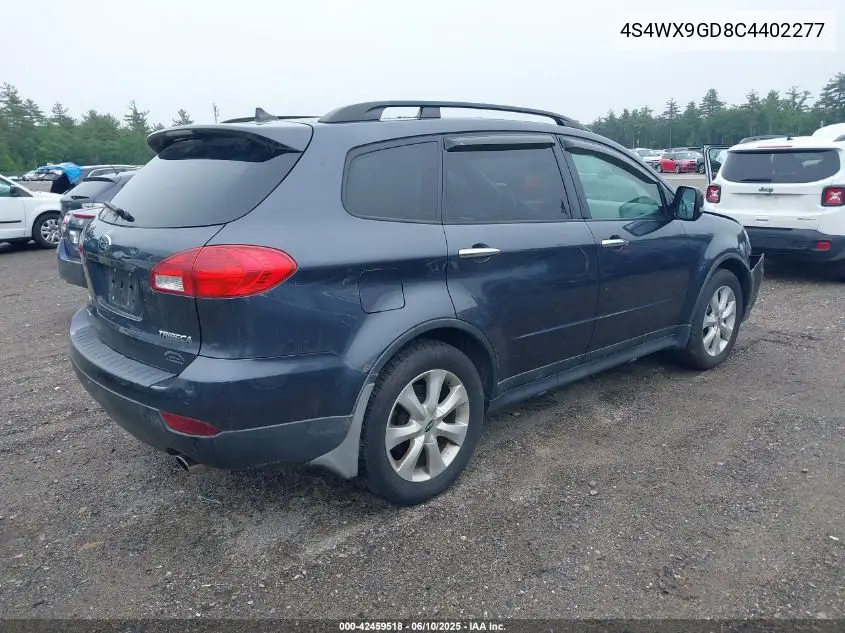 2012 Subaru Tribeca 3.6R Limited VIN: 4S4WX9GD8C4402277 Lot: 42459518