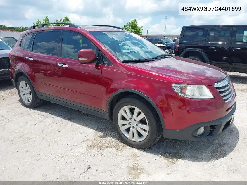 2012 Subaru Tribeca 3.6R Limited VIN: 4S4WX9GD7C4401699 Lot: 42533963