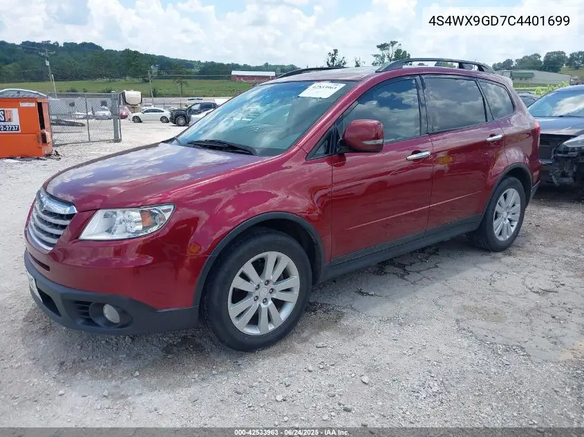 2012 Subaru Tribeca 3.6R Limited VIN: 4S4WX9GD7C4401699 Lot: 42533963