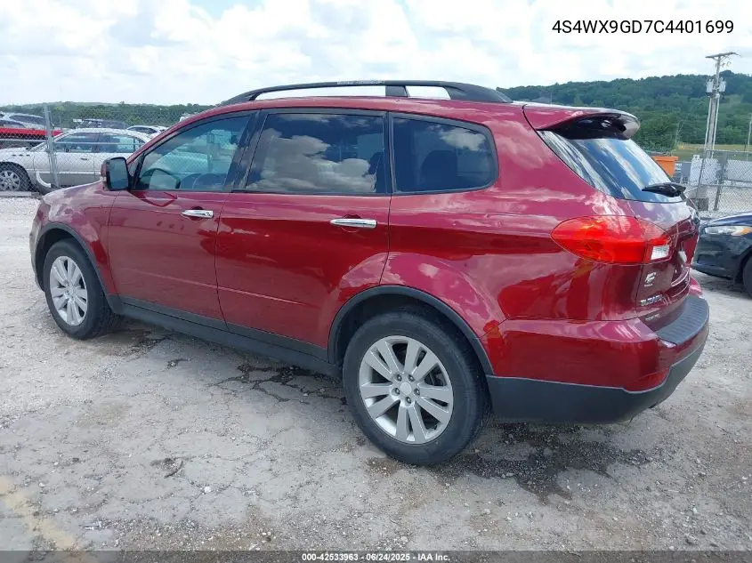2012 Subaru Tribeca 3.6R Limited VIN: 4S4WX9GD7C4401699 Lot: 42533963