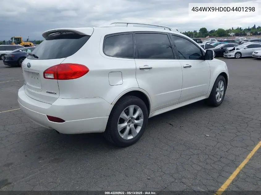 2013 Subaru Tribeca 3.6R Limited VIN: 4S4WX9HD0D4401298 Lot: 42250922