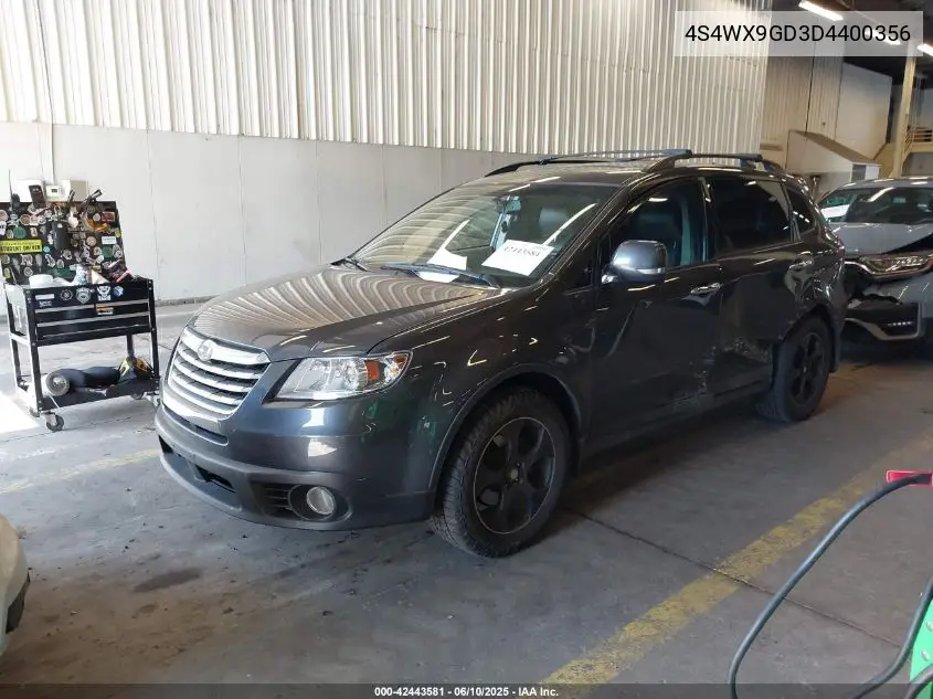 2013 Subaru Tribeca 3.6R Limited VIN: 4S4WX9GD3D4400356 Lot: 42443581