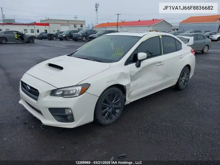 2015 Subaru Wrx Limited VIN: JF1VA1J66F8836682 Lot: 12269960