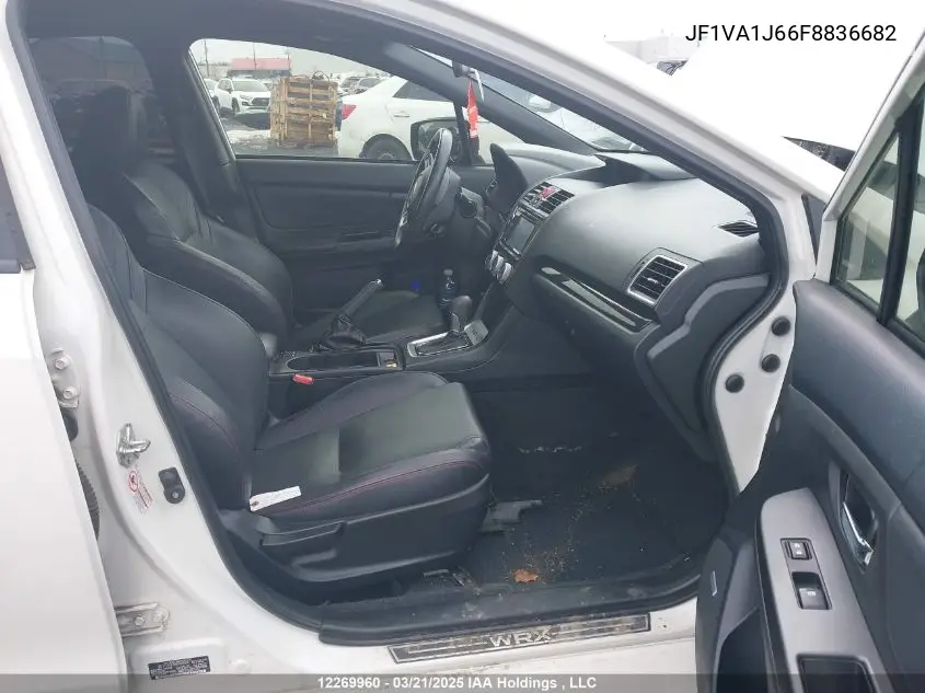 2015 Subaru Wrx Limited VIN: JF1VA1J66F8836682 Lot: 12269960