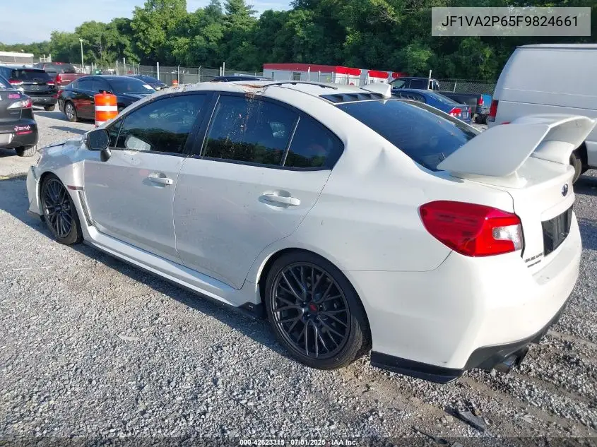 2015 Subaru Wrx Sti VIN: JF1VA2P65F9824661 Lot: 42623315