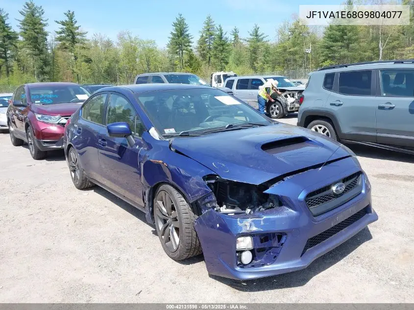 2016 Subaru Wrx Premium VIN: JF1VA1E68G9804077 Lot: 42131598