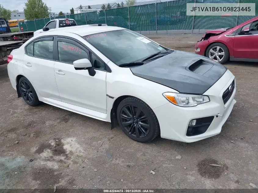 2016 Subaru Wrx VIN: JF1VA1B61G9823445 Lot: 42244474