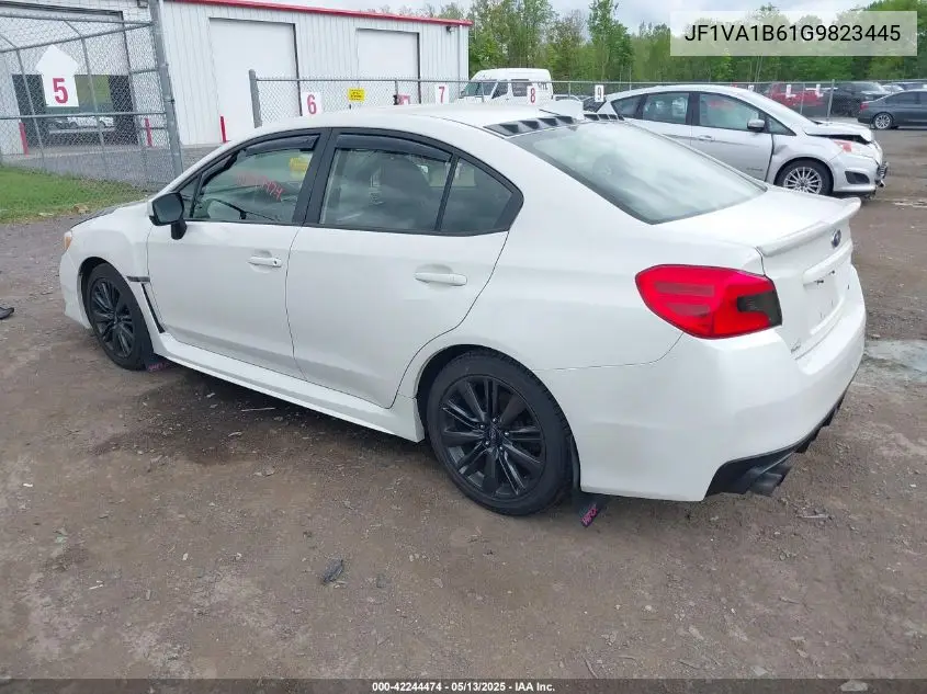2016 Subaru Wrx VIN: JF1VA1B61G9823445 Lot: 42244474