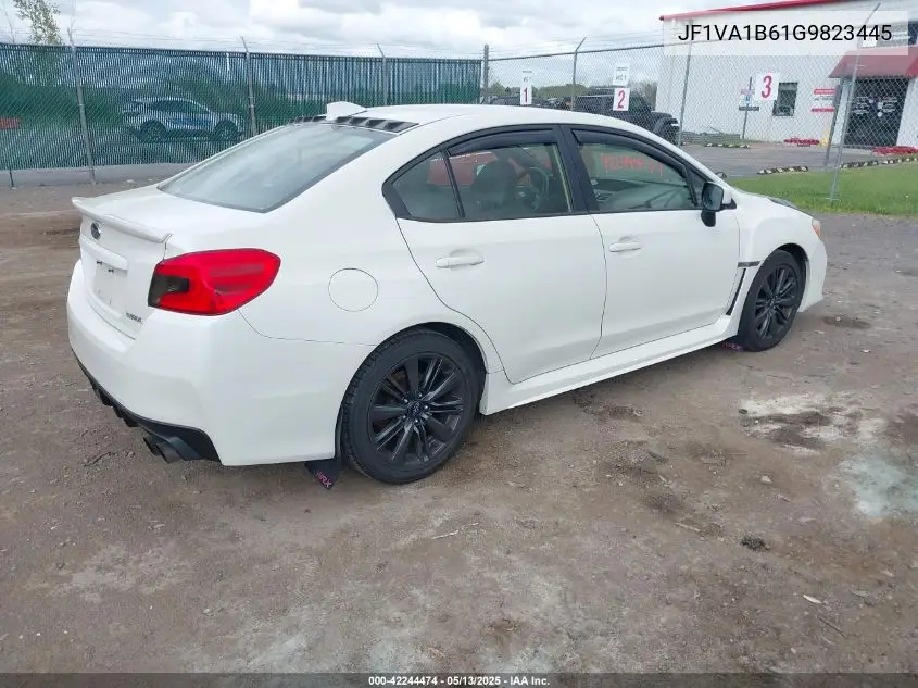 2016 Subaru Wrx VIN: JF1VA1B61G9823445 Lot: 42244474