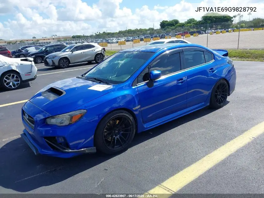 2016 Subaru Wrx Premium VIN: JF1VA1E69G9828792 Lot: 42523907