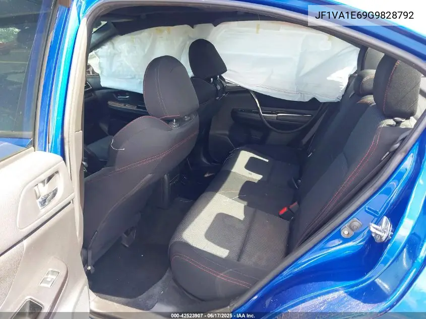 2016 Subaru Wrx Premium VIN: JF1VA1E69G9828792 Lot: 42523907