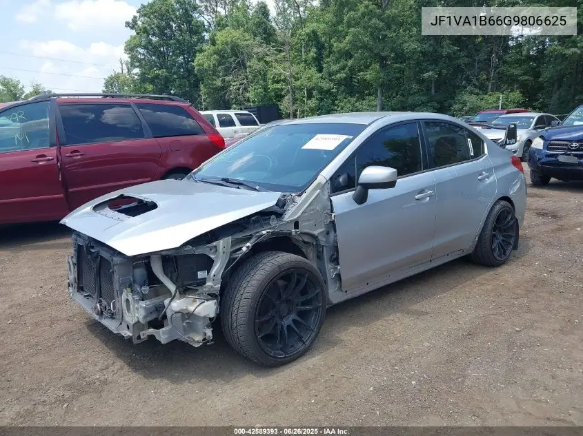 2016 Subaru Wrx VIN: JF1VA1B66G9806625 Lot: 42589393