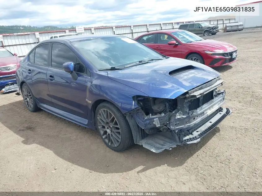 2016 Subaru Wrx Premium VIN: JF1VA1E65G9831835 Lot: 42616593