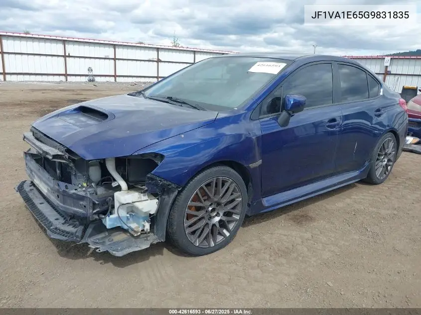2016 Subaru Wrx Premium VIN: JF1VA1E65G9831835 Lot: 42616593