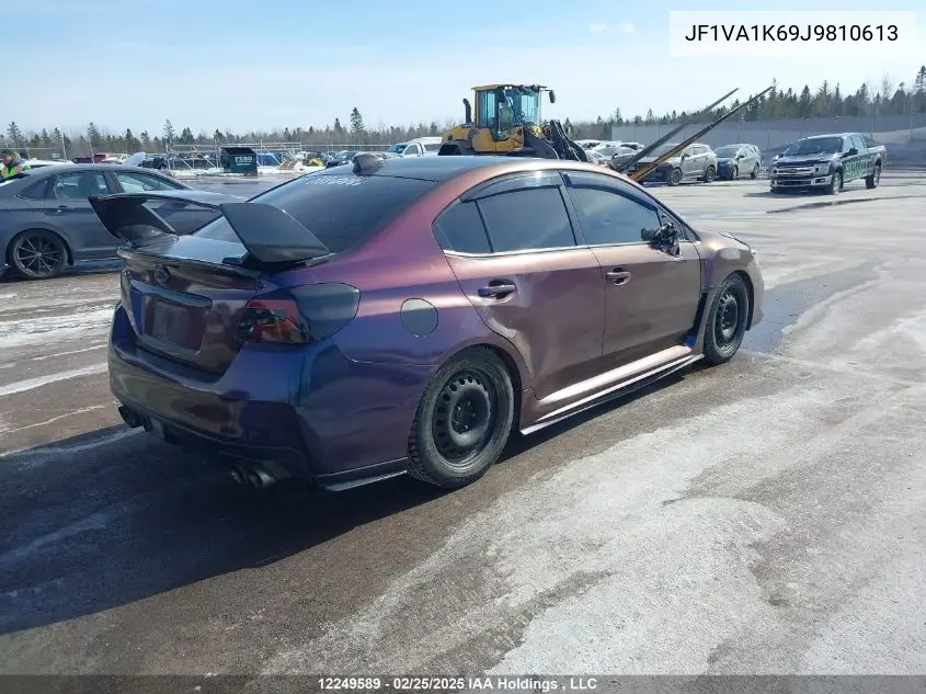 2018 Subaru Wrx Limited VIN: JF1VA1K69J9810613 Lot: 12249589