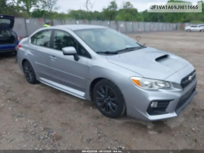 2018 Subaru Wrx VIN: JF1VA1A69J9811665 Lot: 42225706