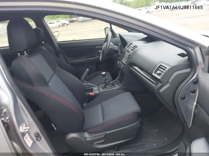 2018 Subaru Wrx VIN: JF1VA1A69J9811665 Lot: 42225706