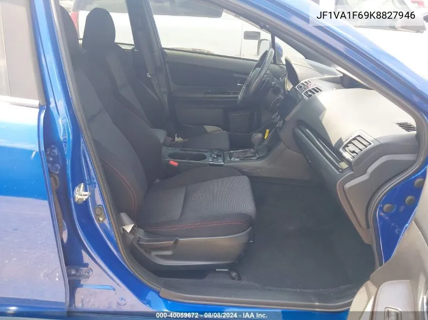 2019 Subaru Wrx Premium VIN: JF1VA1F69K8827946 Lot: 40059672