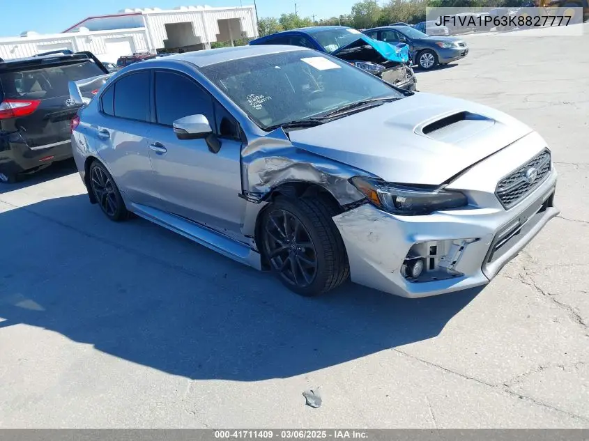 2019 Subaru Wrx Limited VIN: JF1VA1P63K8827777 Lot: 41711409