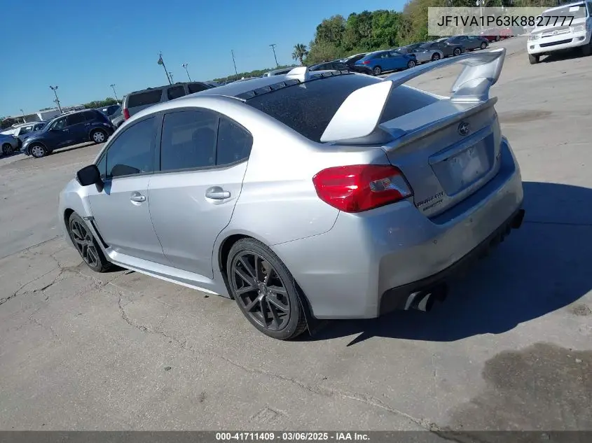 2019 Subaru Wrx Limited VIN: JF1VA1P63K8827777 Lot: 41711409