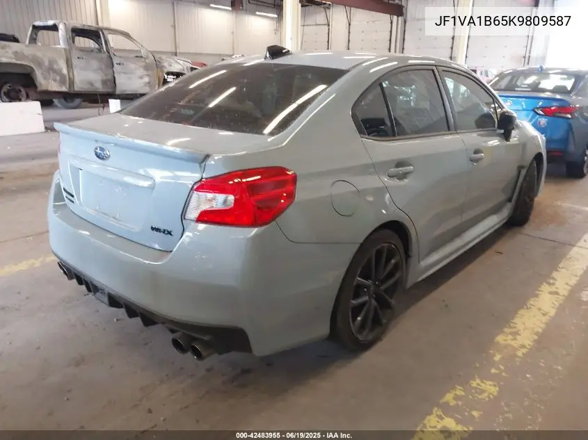 2019 Subaru Wrx Premium VIN: JF1VA1B65K9809587 Lot: 42483955
