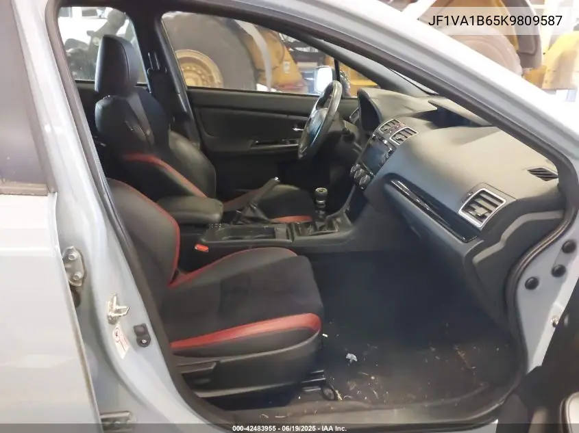 2019 Subaru Wrx Premium VIN: JF1VA1B65K9809587 Lot: 42483955