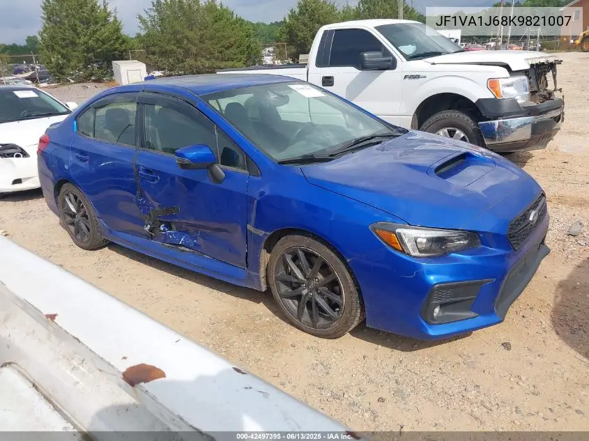 2019 Subaru Wrx Limited VIN: JF1VA1J68K9821007 Lot: 42497395